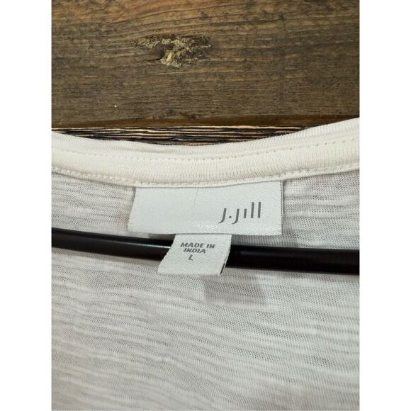 J Jill beaded top boho relaxed fit sz L - Picture 3 of 7